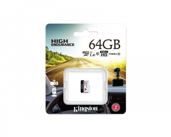 KINGSTON UHS-I microSDXC 64GB C10 A1 Endurance SDCE64GB