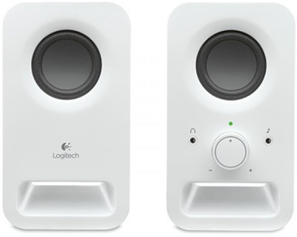 Logitech Z150 Multimedia Speakers, 2.0 System, White