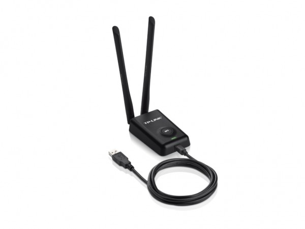 TP-LINK Wi-Fi USB Adapter 300Mbps, 1T2R, 2.4GHz, High power do 500mw, 2x5dBi eksterna antena