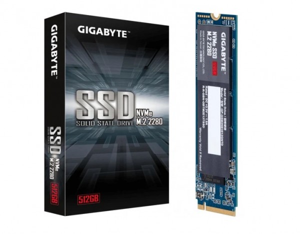 GIGABYTE m.2 NVMe SSD 512GB GP-GSM2NE3512GNTD