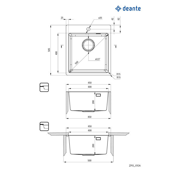 Deante Sudopera Olfato 45IX-S