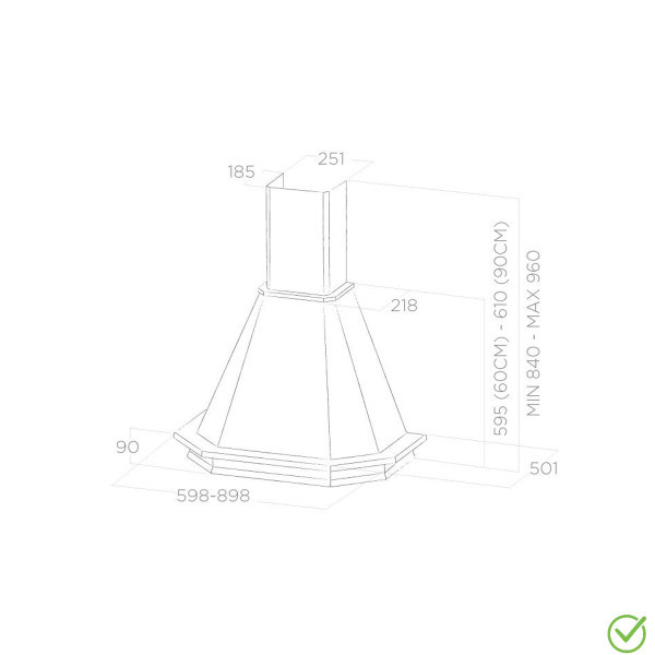 Aspirator EMERALD WHA60 T GREZZO