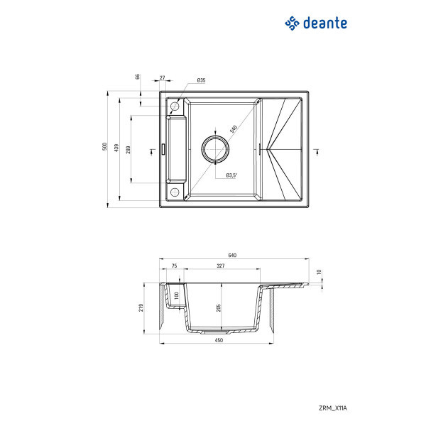 Deante sudopera Magnetic 64MGRAO ZRM S11A