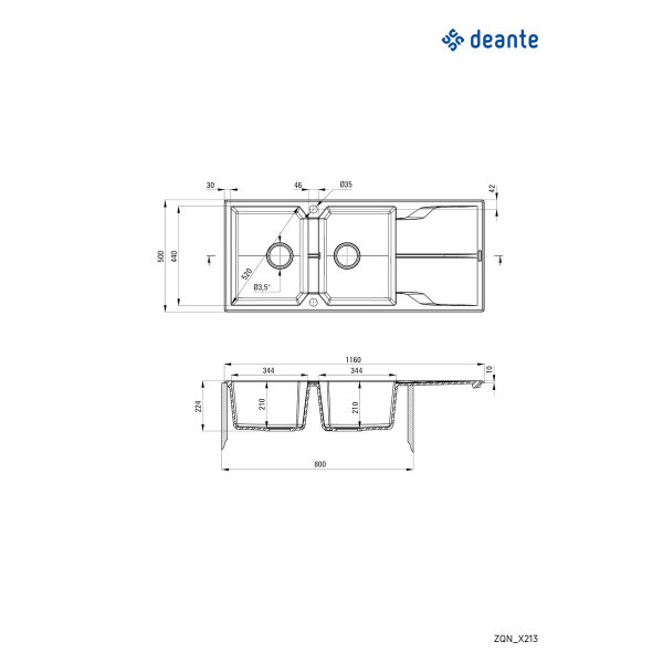 Deante Sudopera Andante 116BLO2