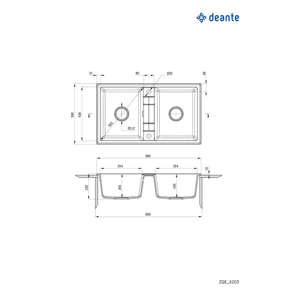 Deante Sudopera Eridan 86ANT2