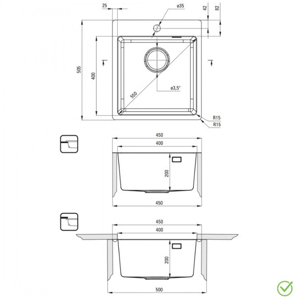 Deante sudopera Olfato ZPO D10A