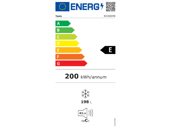 TESLA Zamrzivač RH2000ME