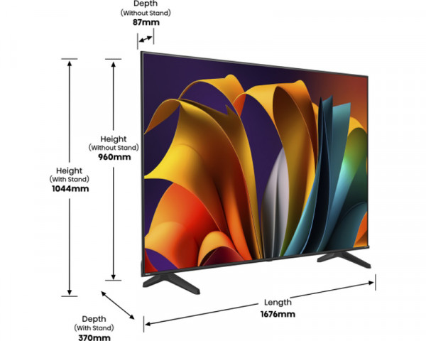 HISENSE 75 inča 75A6N LED 4K UHD Smart TV