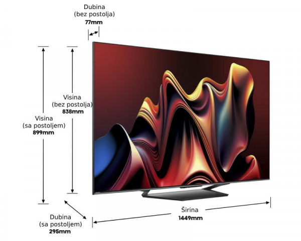 HISENSE 65U7NQ ULED Mini-LED Smart UHD TV