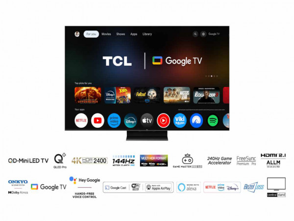 TCL TV 65C765 Mini LED-QLED 4K Google