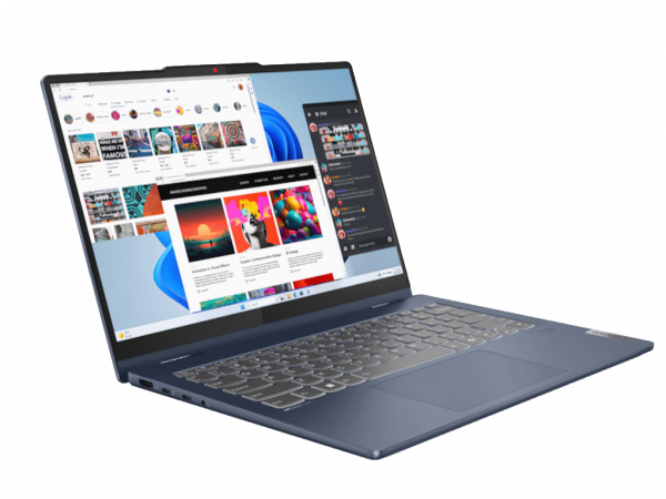 LENOVO Laptop IdeaPad 5 2in1 14AHP9 DOS 14inch WUXGA Ryzen 7-8845HS 16GB/1TB FPR backlit SRB plava