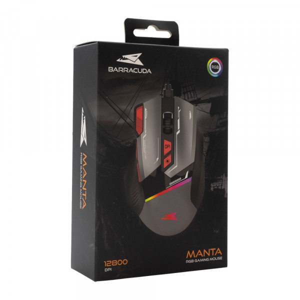 Baracuda BGM 047 MANTA Mouse Gray