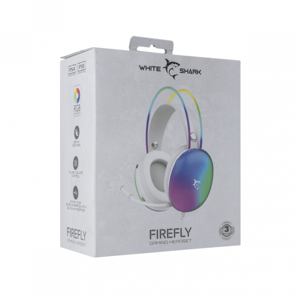 White Shark GH 2342 FIREFLY White Headset