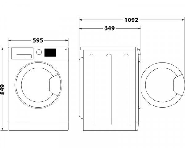 WHIRLPOOL FFT M11 82B EE R mašina za sušenje veša-toplotna pumpa