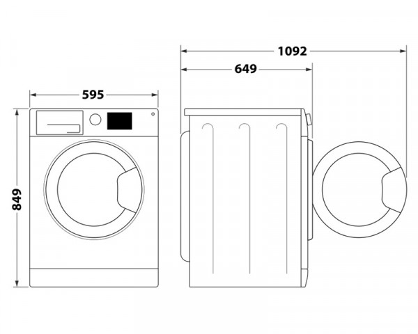 WHIRLPOOL FFT M11 82 EE R mašina za sušenje veša - toplotna pumpa