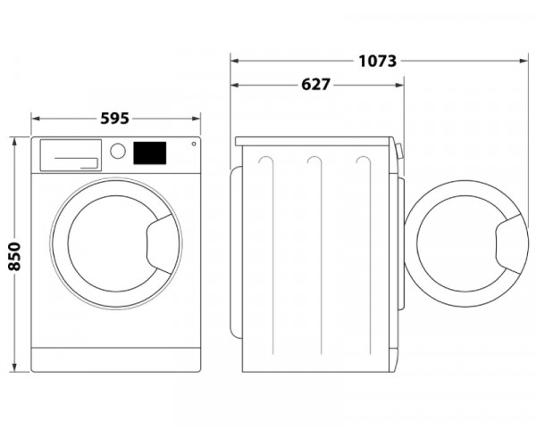 WHIRLPOOL FFB 9469 BV EE mašina za pranje veša