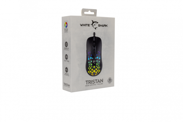 White Shark GM 9004 TRISTAN - 2 Mouse Black