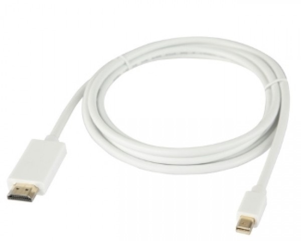 E-GREEN Mini DisplayPort (M) - HDMI (M)  (aktiv mod) 1.8m beli